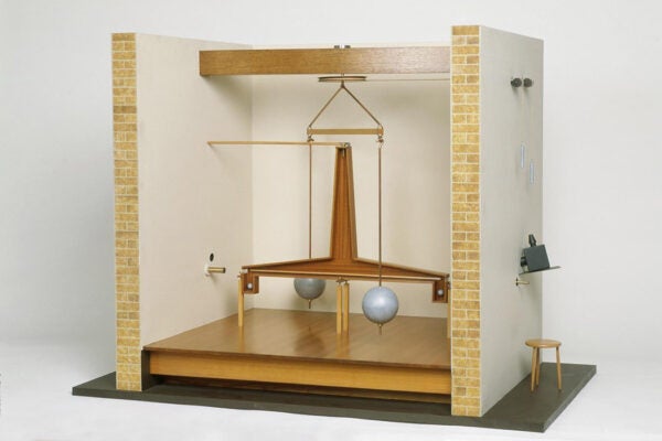 Model of Henry Cavendish's Torsion Balance Gravitational Apparatus, 1798